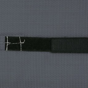 szürke textilén napozóágy-fejtámla 40 x 7,5 x 15 cm