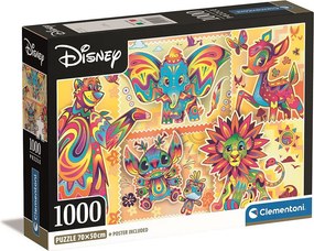 Disney Classics Boho Style 1000 db-os Compact puzzle Clementoni