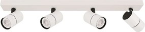 Italux modern spot lámpa laconi fehér fekete itxspl-2813-4b-wh