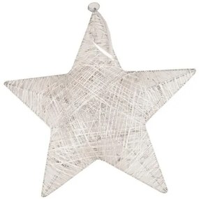 NEXOS Csillag karácsonyi 35 cm 30 LED meleg fehér