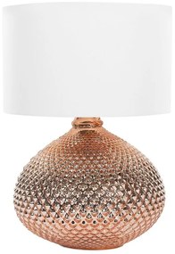 Rézszínű fém asztali lámpa 55 cm MADON Beliani