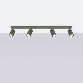 Zöld spotlámpa 6,5x81 cm Gleam – Sollux