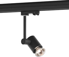 RENDL FAX háromáramkörös sínre fekete 230V LED GU10 12W