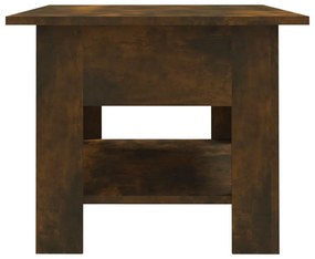 Füstös tölgy színű szerelt fa dohányzóasztal 102 x 55 x 42 cm