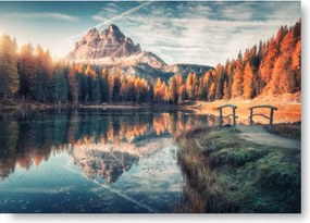 Tó Hegyek Erdő poszter 120x80cm kép #132