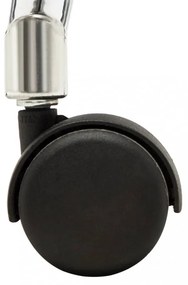 krémszínű hajlított fa és műbőr irodaszék