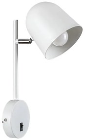 Rabalux 5243 - Fali lámpa EGON 1xE14/40W/230V fehér