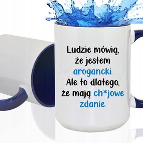 Bögre Fehér XXL Beltéri Sötétkék Nagy Vicces Kütyü Ch*jowe Mondat