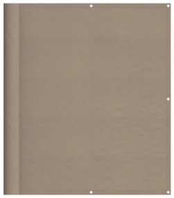 tópszínű 100% oxford poliészter erkélyparaván 120 x 800 cm