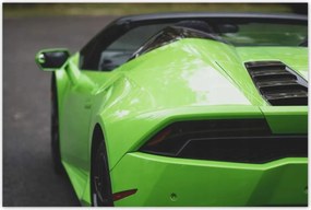 Poszterek 120x80 Zöld autó