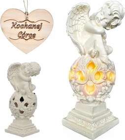 Mécses Lányának Napelemes Angyal a kertbe vagy a sírra