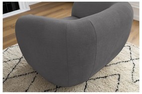 Sötétszürke fotel Celine – Bobochic Paris