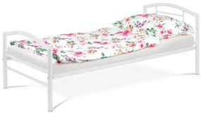 Egyszemélyes Fém Ágykeret Fehér Színben 90x200 cm