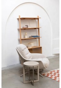 Bézs forgó relaxációs fotel Philly – Zuiver