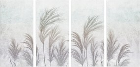 Fali dekoráció a nappaliba Nagy vászonkép Pasztell füvek 60x120