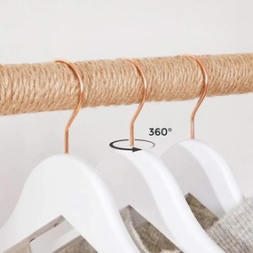 Juharfa vállfák, 20 db-os ruhaakasztó vállbevágásokkal