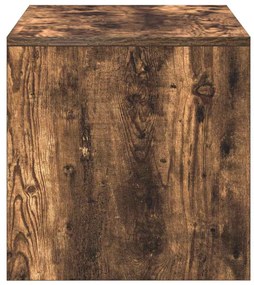 füstös tölgy színű szerelt fa TV-szekrény 100 x 40 x 40 cm