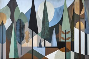 Kép - Természetes geometriai absztrakció II. (90x60 cm)