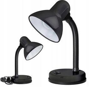 Asztali lámpa Állítható asztali lámpa E27 Fekete