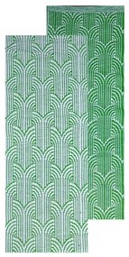 Art Deco mintás kétoldalú kültéri szőnyeg, 120 x 60 cm