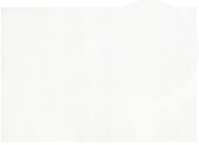 Fehér műnyúlszőrme szőnyeg 160 x 230 cm MIRPUR Beliani
