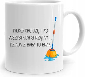 Ajándék Bögre Anyukáknak Mindenki Után Takarítok... fényképes nyomattal