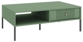 LUE dohányzóasztal zöld/fekete