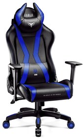 Diablo X-Horn 2.0 gamer szék Átlagos méret: Fekete-kék Diablochairs