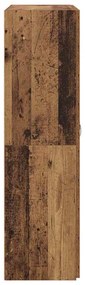 Irodai szekrény polcokkal Régi fa 60 x 32 x 115 cm Faanyag
