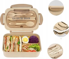 Ételhordó Ebéd Doboz Lunchbox Rekeszekkel Uzsonnás Doboz