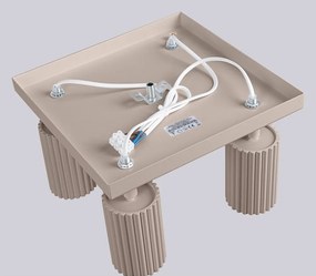 Szürkésbarna fém spotlámpa ø 6,5 cm Gleam – Sollux