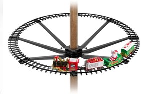 LED Karácsonyi dekoráció 10xLED/4xAA vonat