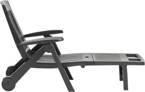 ZIRCONE kerti nyugágy, 72×195×101 cm, antracit I.P.A.E-Progarden