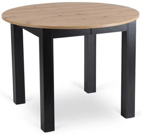 Étkezőgarnitúra 4 db. Szürke Robin székkel. Bővíthető asztal HARRY 102-142 cm