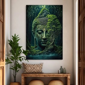 DUBLEZ | Fából készült Buddha kép - Az erdőből született