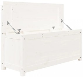 fehér tömör fenyőfa pad 110 x 41 x 76,5 cm