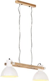 vidaXL fehér ipari függőlámpa 25 W 109 cm E27