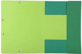 Gumis mappa, karton, A4, EXACOMPTA Forever&amp;reg;, zöld (EX56983E)