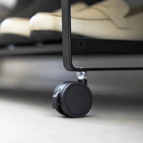 Fekete fém cipőtartó állvány 83,5x14,5x27,5 cm Tower – YAMAZAKI