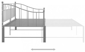 szrüke fém kihúzható kanapéágykeret 90 x 200 cm
