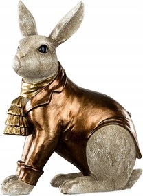 Nyuszi Figura Frakkban 36cm magas