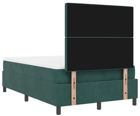 Boxspring Ágy Matrac Khosz Zöld Kicsi Dupla Bársony