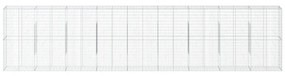 horganyzott vas gabion kosár fedéllel 900 x 50 x 200 cm