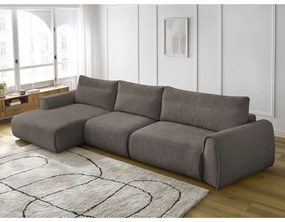 Barna sarokkanapé Aden – Bobochic Paris