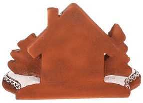 Gyertyatartó Perníkový domeček (Mézeskalácsházikó), polirezín, 11 cm