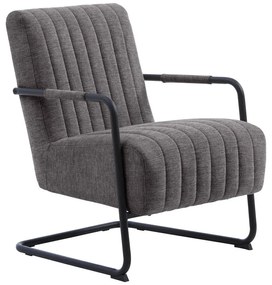 Sötétszürke fotel Trout – Unique Furniture