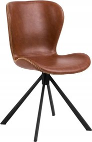 Étkező szék konyha nappali műbőr barna Retro Batilda