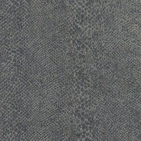 Holden Decor Essence Boa kék kígyóbőr mintás fémhatású vlies tapéta – 66282