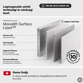 Irodai polc nyitott ruhaakasztó rúddal, recepcióra és váróterembe, fém, fehér, 800x2200x400 mm: ARIEL