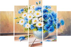 Festett kép egy váza virágról (150x105 cm)
